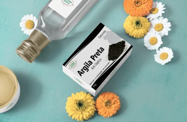 Sabonete Lianda Natural 90g - Argila preta